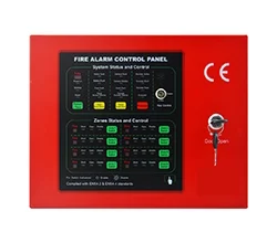 Panel de detección incendios